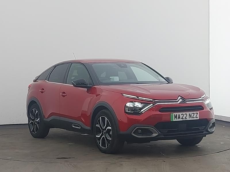 Red Used 2022 Citroën e-C4 Shine Hatchback | £13,998 (Fair price) - Image 1/4