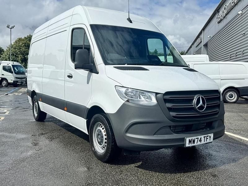 White New 2024 Mercedes Sprinter Van | £34,950 (A bit pricey) - Image 1/3