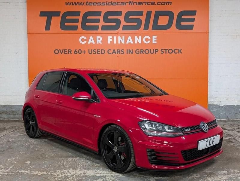 Red Used 2014 VW Golf VII GTI Hatchback | £12,495 (Fair price) - Image 1/4