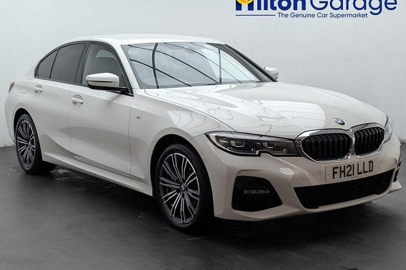 White Used 2021 BMW 330e M Sport Sedan | £18,250 (Good price) - Image 1/1