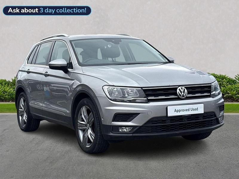 Silver Used 2019 VW Tiguan Match SUV | £14,314 (A bit pricey) - Image 1/4