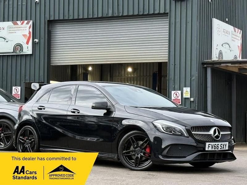 Used Mercedes A180 AMG line 2016 Black Hatchback
