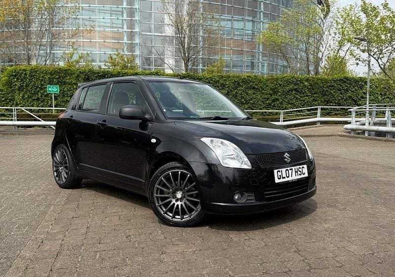 Black Used 2007 Suzuki Swift GLX Hatchback | £3,999 (Fair price) - Image 1/4