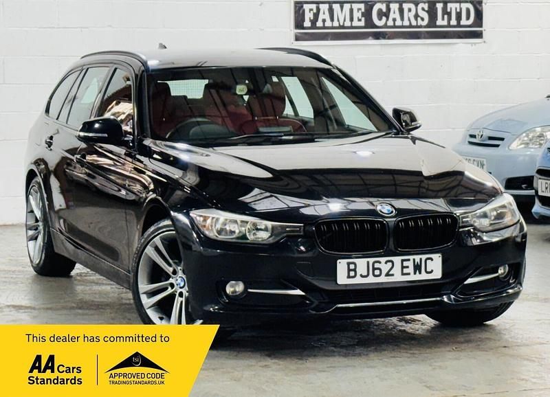 Black Used 2012 BMW 320 Sport Line Estate | £6,500 (Fair price) - Image 1/3