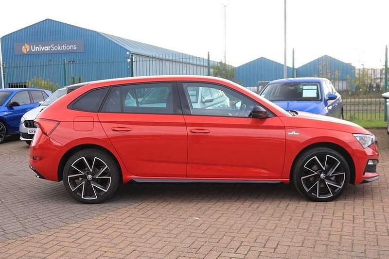 Used Skoda Scala Monte Carlo 108 HP (79 kW) 2022 Red Hatchback