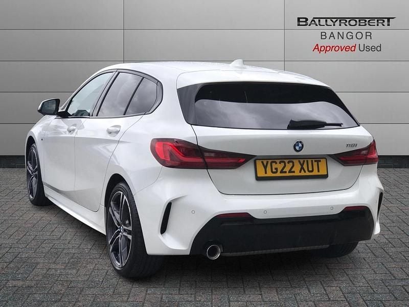 White Used 2022 BMW 118 M Sport Hatchback | £19,895 (Fair price) - Image 1/4