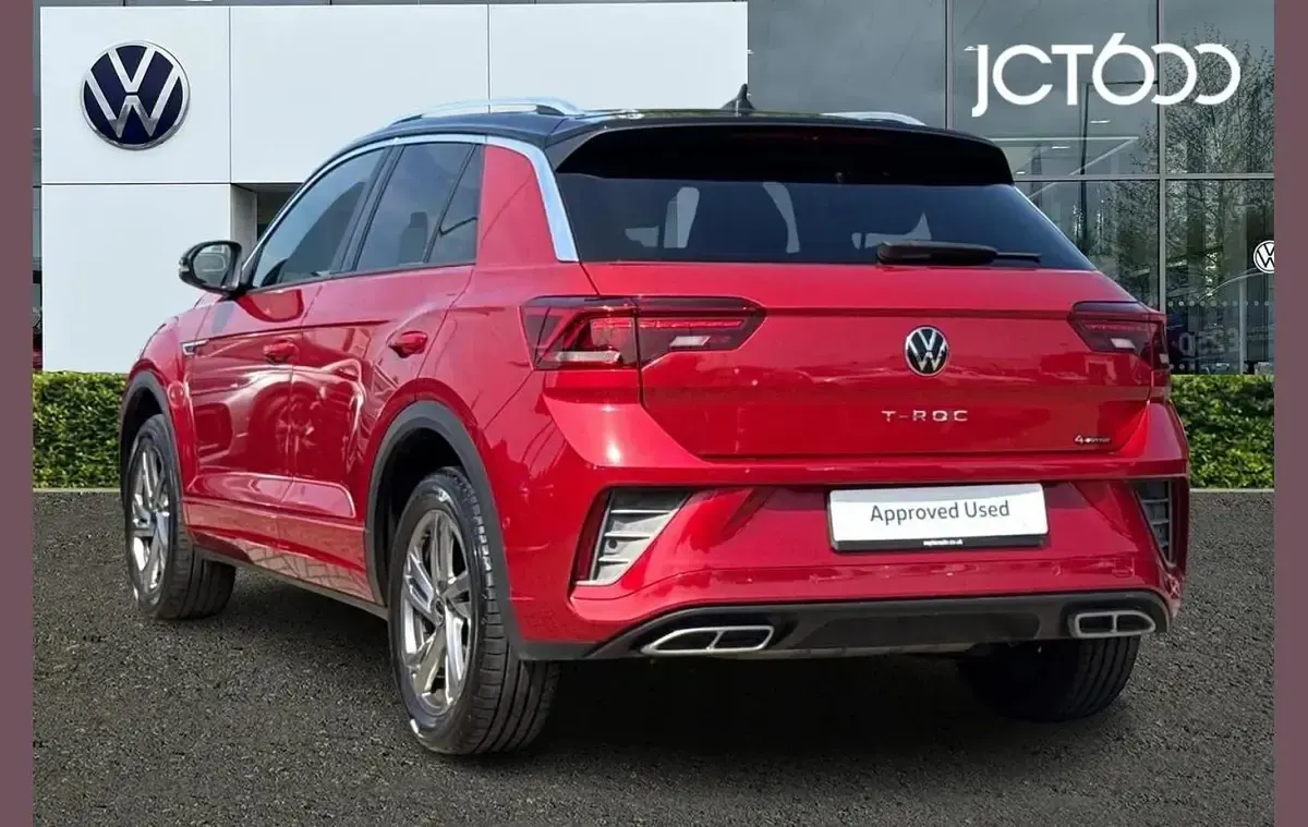 Used VW T-Roc R-line 190 HP (139 kW) 2023 Red SUV