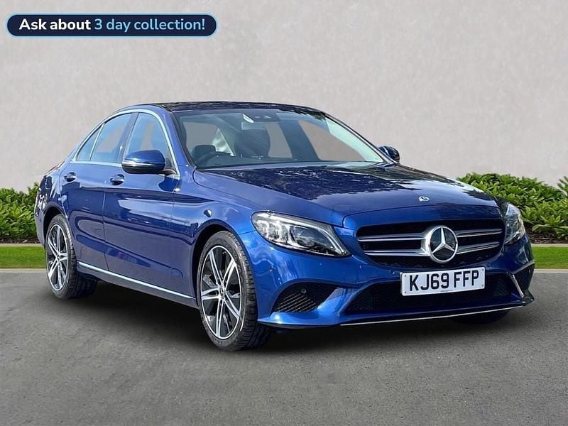 Blue Used 2020 Mercedes C200 Premium | £17,999 (Good price) - Image 1/4