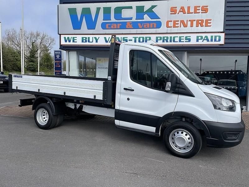Begagnad Ford Transit 130 HK (95 kW) 2021 Vit Cab