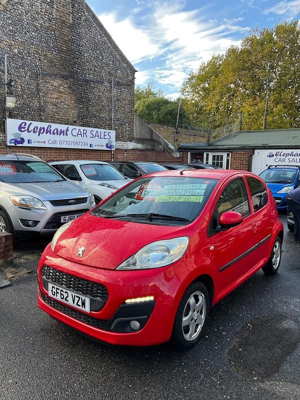 Red Used 2013 Peugeot 107 Allure Hatchback | £1,995 (Fair price) - Image 1/4
