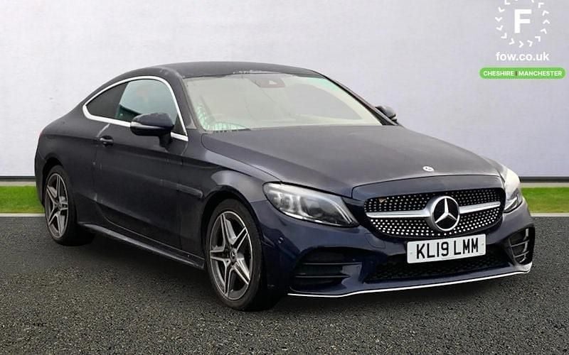 Blue Used 2019 Mercedes C300 Active Coupe | £18,399 (Fair price) - Image 1/3