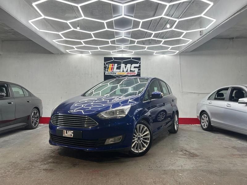 Begagnad Ford C-MAX Titanium 125 HK (91 kW) 2017 Blå Minibuss