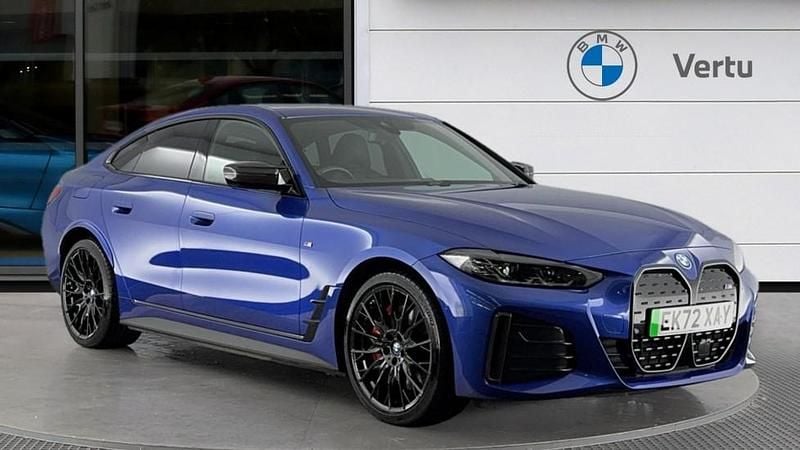 Blue Used 2022 BMW i4 Comfort Edition Sedan | £33,568 (Good price) - Image 1/4