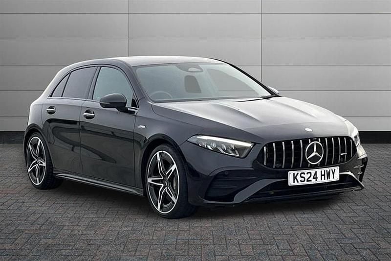 Used Mercedes A35 AMG Premium 306 HP (225 kW) 2024 Cosmos black Hatchback