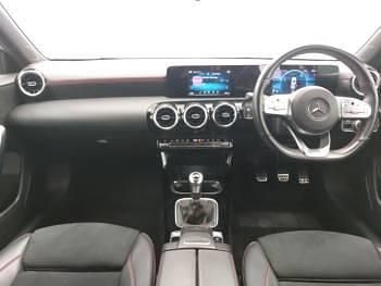 Used Mercedes A200 AMG line 163 HP (119 kW) 2019 White Hatchback