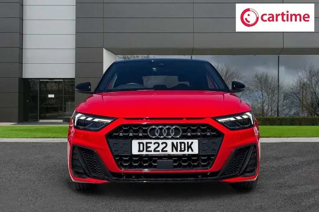 Used Audi A1 Sportback Black Edition 95 HP (69 kW) 2022 Red Hatchback