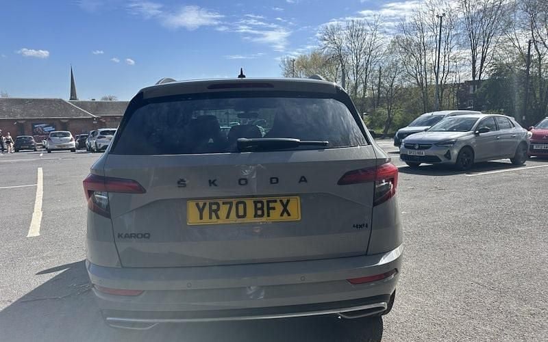 Used Skoda Karoq SportLine 190 HP (139 kW) 2020 Grey SUV
