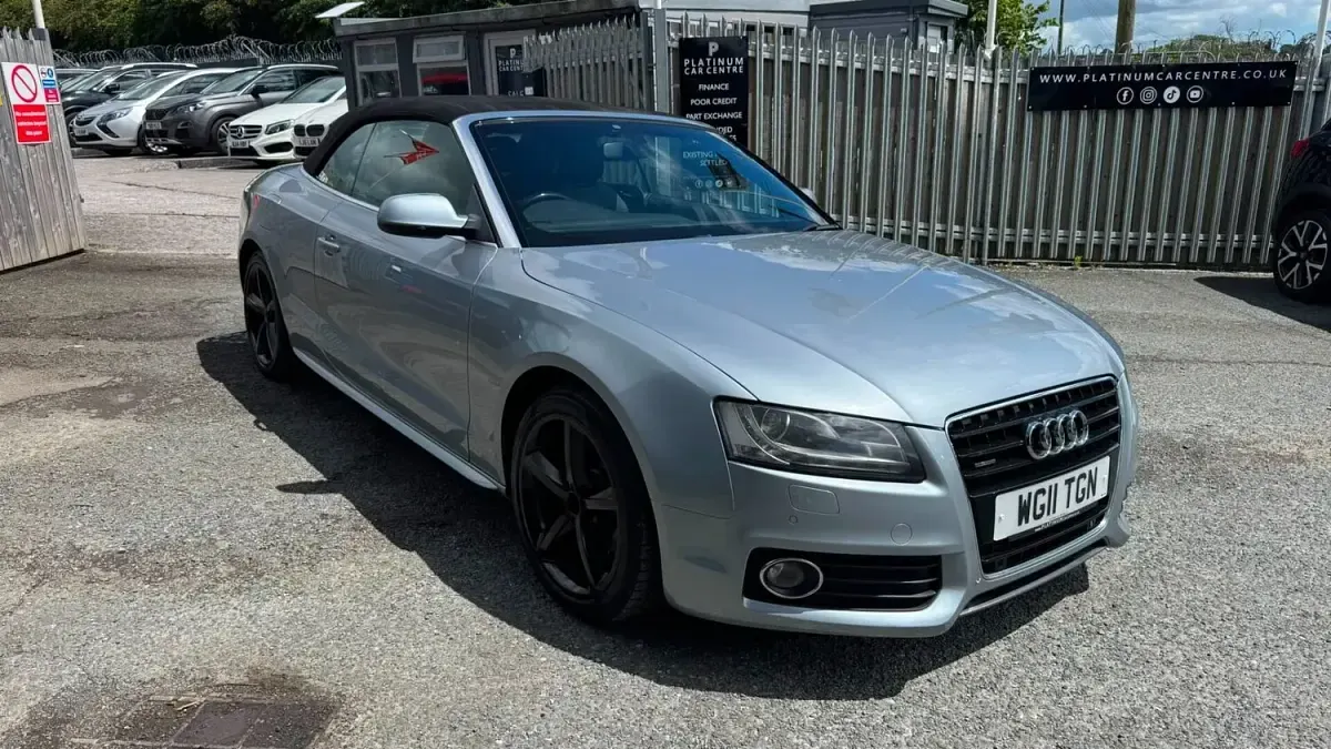 Used Audi A5 Cabriolet S-Line 2011 Silver Cabriolet