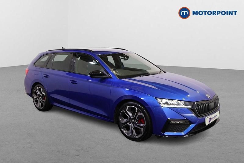 Blue Used 2023 Skoda Octavia vRS Estate | £26,749 (Expensive) - Image 1/4