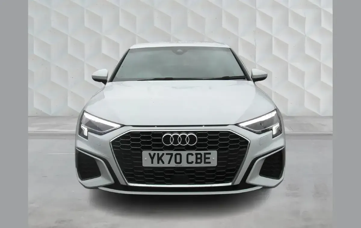 Used Audi A3 S-Line 147 HP (108 kW) 2020 White Sedan