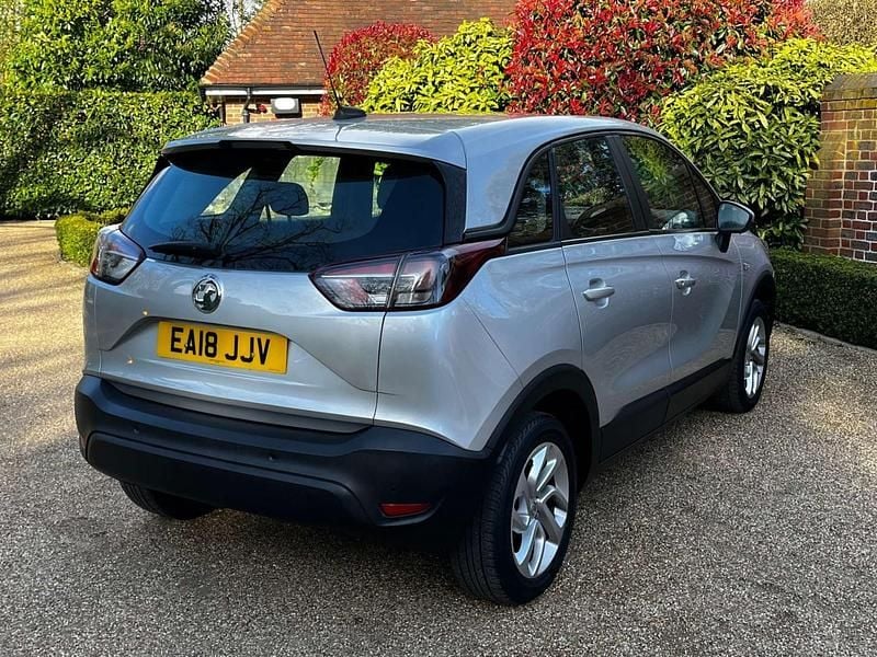 Used Vauxhall Crossland X S 99 HP (72 kW) 2018 Silver SUV