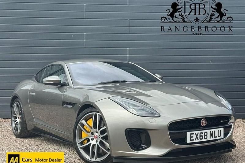 Silver Used 2018 Jaguar F-Type R-Dynamic Coupe | £33,999 (Fair price) - Image 1/1