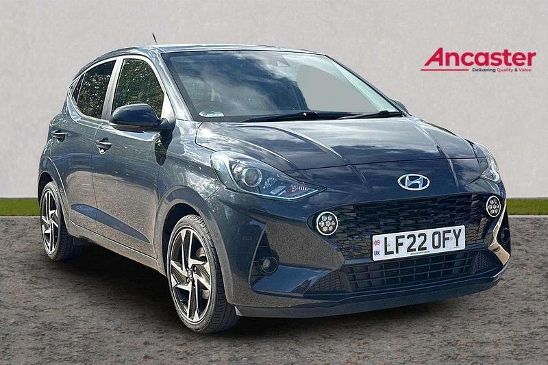 Grey Used 2022 Hyundai i10 Premium Hatchback | £13,499 (Fair price) - Image 1/4