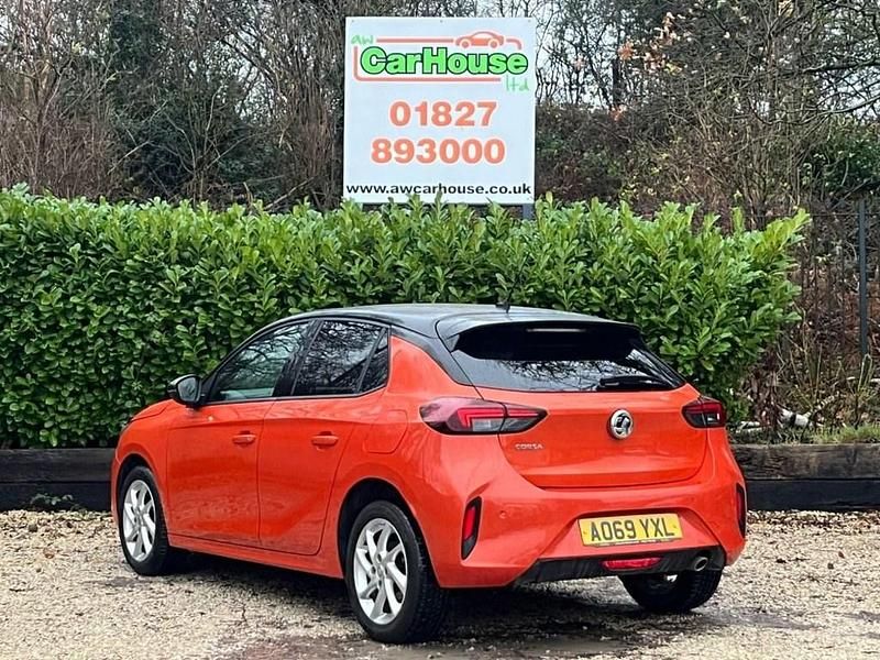 Used Vauxhall Corsa SRi 100 HP (73 kW) 2019 Orange Hatchback