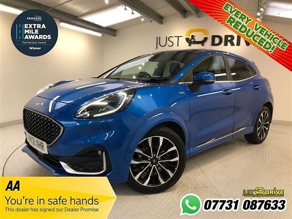 Blue Used 2021 Ford Puma Gen-E ST-Line SUV | £14,995 (A bit pricey) - Image 1/1