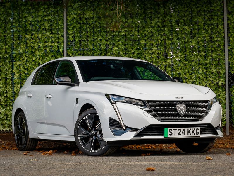 White Used 2024 Peugeot e-308 GTi Hatchback | £23,498 (Fair price) - Image 1/4
