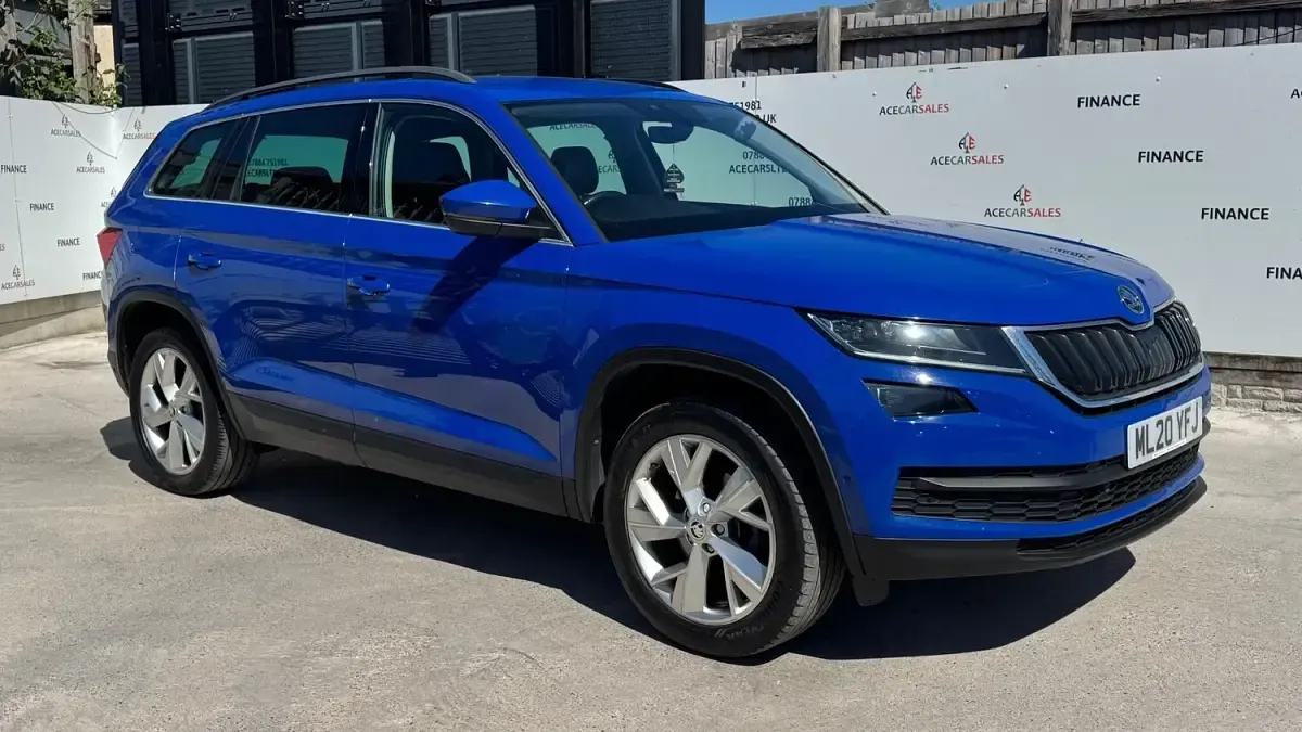 Used Skoda Kodiaq SE L 150 HP (110 kW) 2020 Blue SUV
