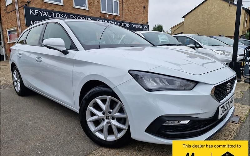 White Used 2022 Seat Leon SE Estate | £12,995 (Fair price) - Image 1/4