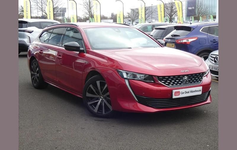 Used Peugeot 508 SW GT-line 128 HP (94 kW) 2019 Red Estate
