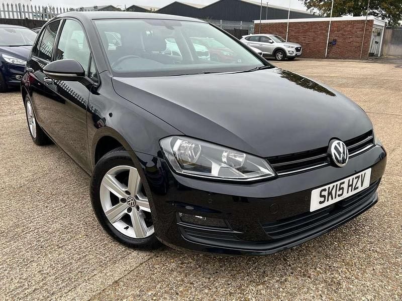 Black Used 2015 VW Golf VII Match Hatchback | £6,161 (Good price) - Image 1/4