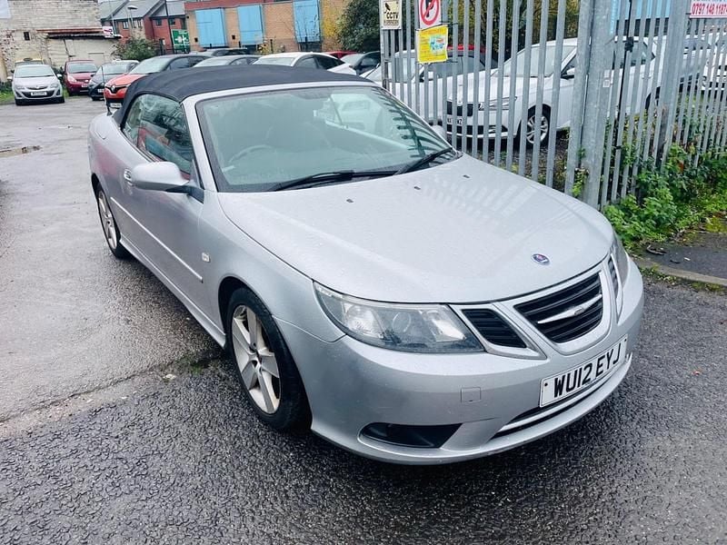Silver Used 2012 Saab 9-3 Cabriolet Linear Cabriolet | £2,299 (Good price) - Image 1/4
