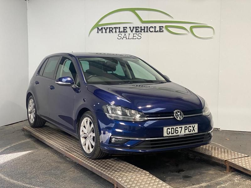 Used VW Golf VII GT 150 HP (110 kW) 2018 Blue Hatchback