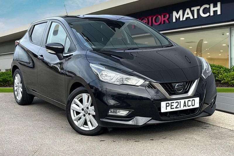 Used Nissan Micra Acenta 100 HP (73 kW) 2021 Black Hatchback