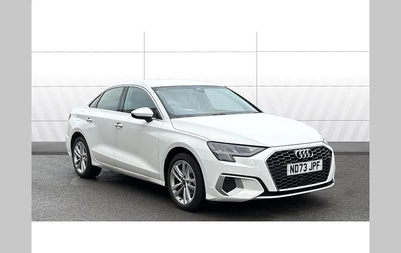 White Used 2023 Audi A3 Sport Sedan | £21,126 (Good price) - Image 1/4
