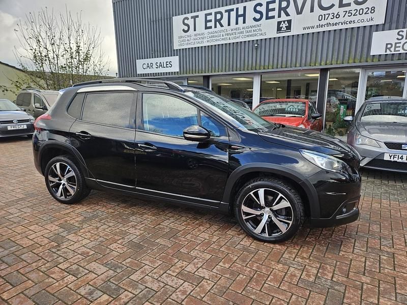 Black Used 2018 Peugeot 2008 GT-line SUV | £8,995 (Fair price) - Image 1/4