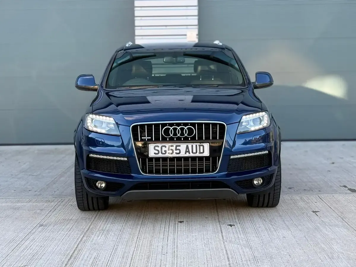 Used Audi Q7 S-line plus 204 HP (150 kW) 2014 Blue SUV