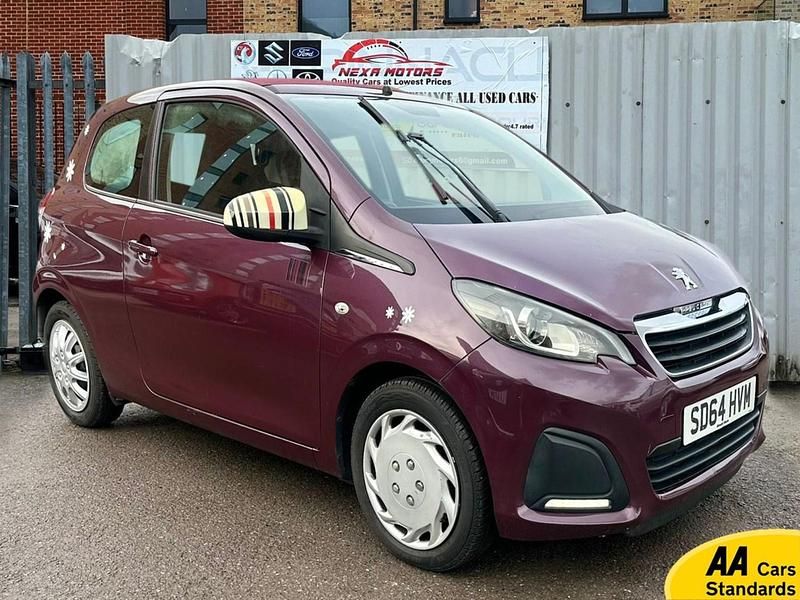 Used Peugeot 108 Active 68 HP (50 kW) 2014 Mauve/purple Hatchback