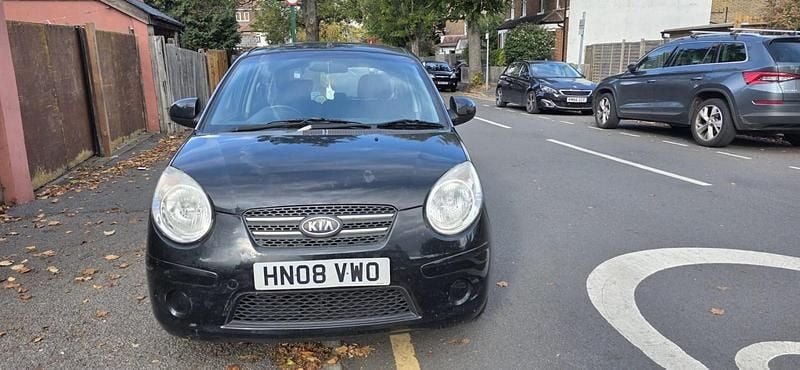 Black Used 2008 Kia Picanto Hatchback | £1,375 (Good price) - Image 1/4