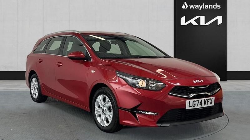 Red Used 2024 Kia Ceed 2 Estate | £17,995 (Fair price) - Image 1/4