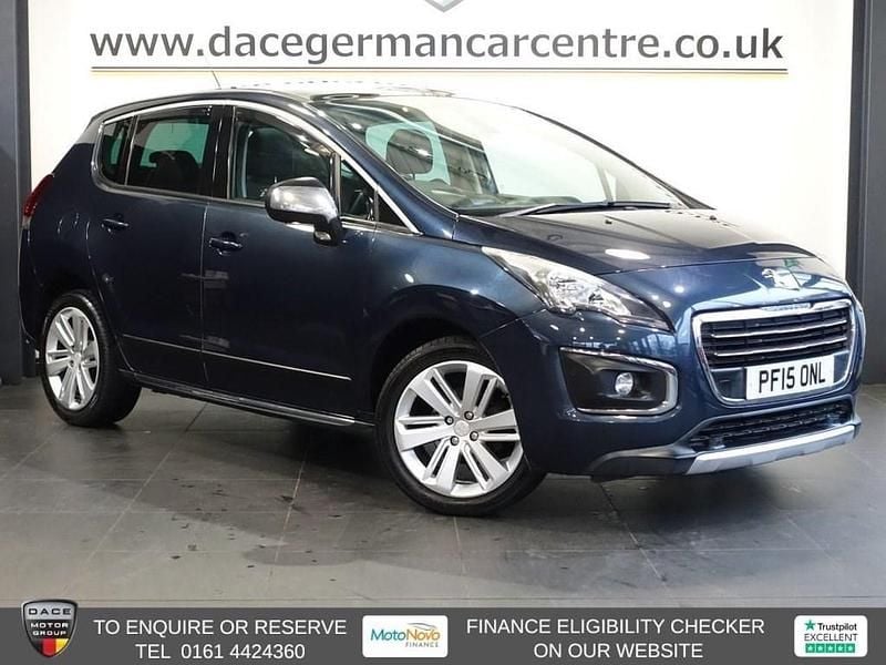 Blue Used 2015 Peugeot 3008 Allure SUV | £6,470 (Fair price) - Image 1/4