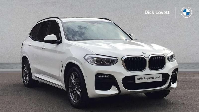 White Used 2020 BMW X3 M Sport SUV | £29,495 (Fair price) - Image 1/4