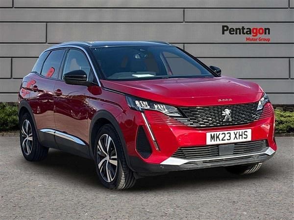 Red Used 2023 Peugeot 3008 Allure+ SUV | £16,950 (Fair price) - Image 1/4