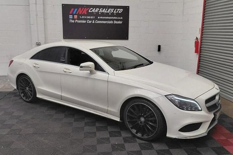 Used Mercedes CLS220 AMG line 177 HP (130 kW) 2015 White Coupe