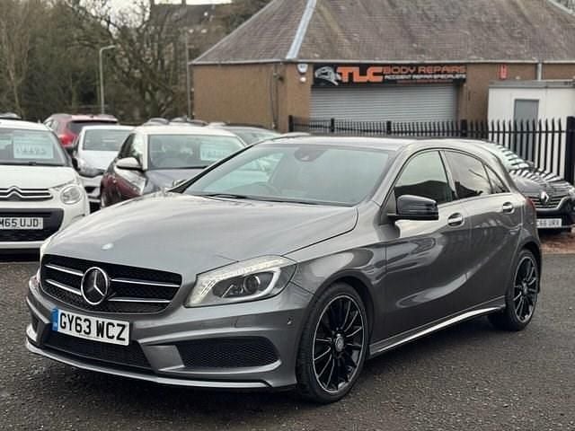 Used Mercedes A250 AMG 211 HP (155 kW) 2014 Grey Hatchback