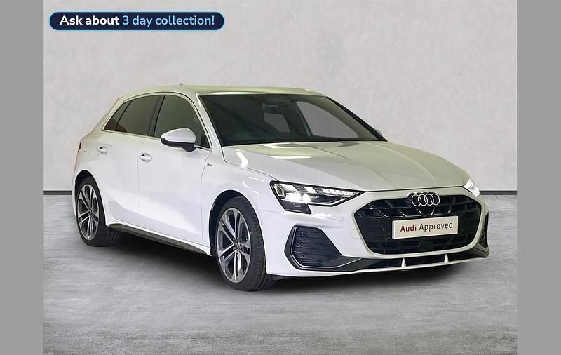 Used Audi A3 S-Line 147 HP (108 kW) 2025 White Hatchback