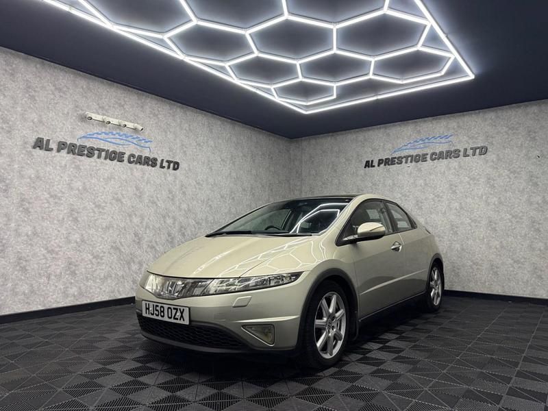 Silver Used 2008 Honda Civic EX Hatchback | £5,999 (Expensive) - Image 1/4